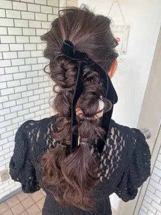 ヘアアレンジ 大人可愛いヘアメイク 💋🧚‍♀️しずかのヘアスタイル