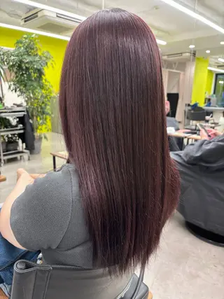 ロング カラー fika所属・鈴木 ちさきのヘアスタイル