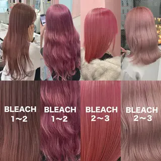 ロング カラー 履歴修正屋さん／ ブロンド／ホワイトのヘアスタイル