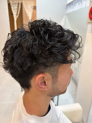 ショート パーマ メンズ りゅうせい ／モデル募集中のヘアスタイル