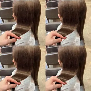 ロング カラー ekolu所属・髪質改善・縮毛矯正 特化・ユウシンのヘアスタイル