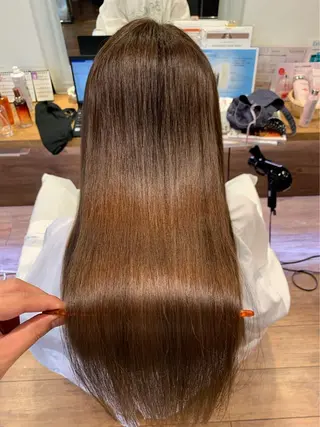 ロング 縮毛矯正特化 コグスリのヘアスタイル