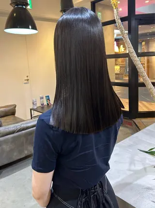 ロング 透明感カラー/ 髪質改善✨️💞萌愛のヘアスタイル