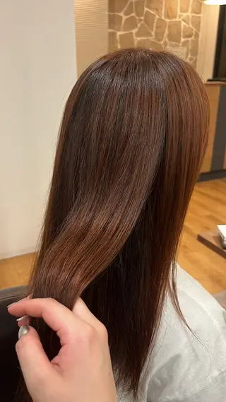 カラー 藤原 智恵のヘアスタイル