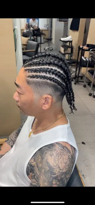 メンズ Le'a所属・渋谷/フェード/ 國分 翔のヘアスタイル