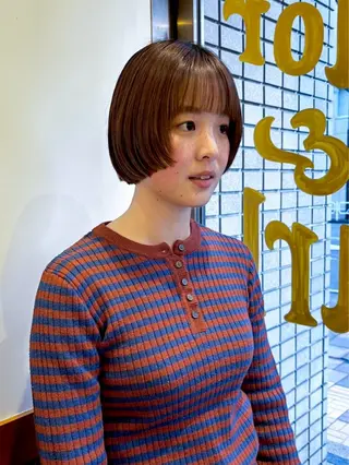 ショート SASAnagano 堀内未梨のヘアスタイル