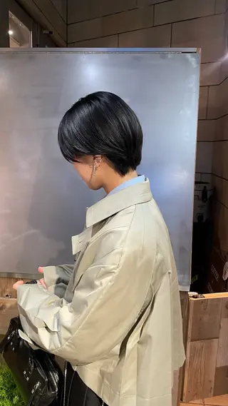 ショート 原宿/ケパーマ 🧺ユウマのヘアスタイル