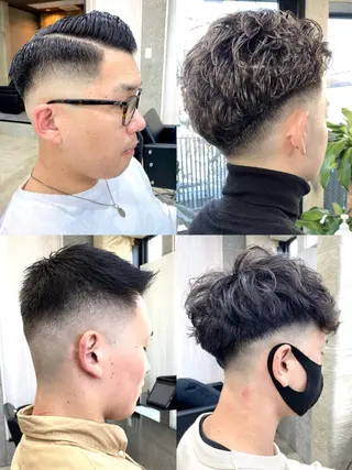 ショート メンズ OVER→三軒茶屋 /縮毛矯正・髪質改善のヘアスタイル