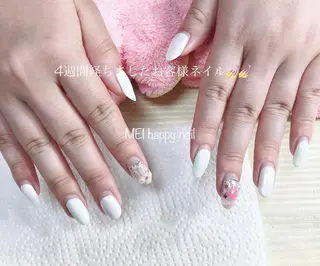 ネイル 北浦和 自爪育成ケアのネイルデザイン