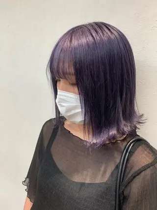 ミディアム カラー 透明感カラー/ ダブルカラー /ソラのヘアスタイル
