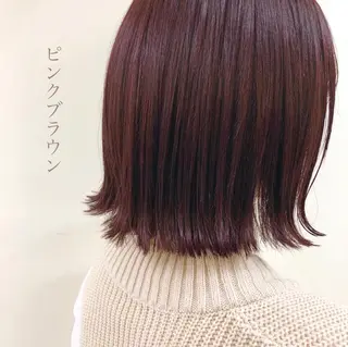 ショート カラー ボブ/パーマ 古家 佑真のヘアスタイル