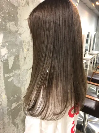 ロング カラー Pia hair Design Yakuin所属・Pia ツボイ ケイタのヘアスタイル