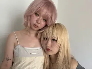 ロング 梅田/ハイトーン/ 透明感カラー/縮毛のヘアスタイル