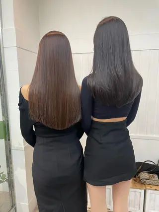 セミロング カラー HIKARU副店長/ ✨️髪質改善のヘアスタイル