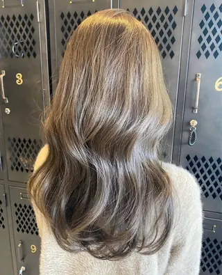 ロング カラー ❤️ブリーチなし💚 ダブルカラー平野実花のヘアスタイル