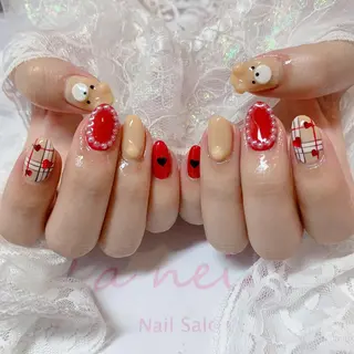 ネイル La neige* yuki 🥯🍑のネイルデザイン