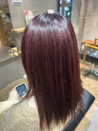 セミロング 金澤 七海のヘアスタイル