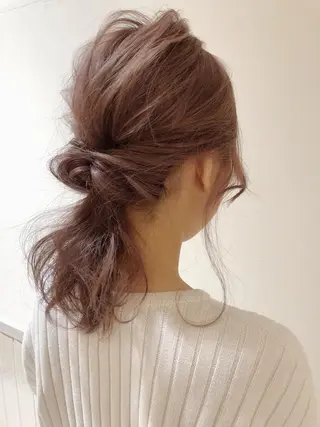 ヘアアレンジ ZOA classic hair所属・東 みのりのヘアスタイル