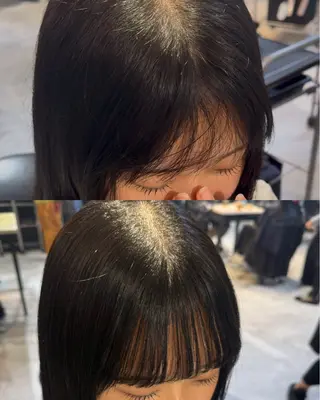 海老沼 佳緒のヘアスタイル