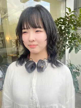 ミディアム yukii しまむら のぞみのヘアスタイル