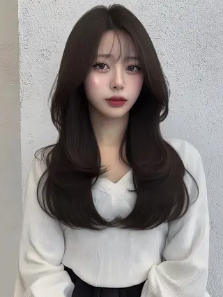 ロング 渋谷韓国ヘア🇰🇷 SAYAKA🩶ᩚのヘアスタイル