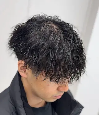 パーマ メンズ 仙台フェザーパーマ/ fifth/遠藤楓雅のヘアスタイル