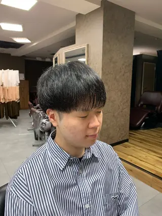 メンズ バーバーショップ涼桜新町店所属・田中大 パーマ/メンズカットのヘアスタイル