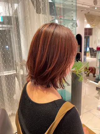 ミディアム 美髪矯正/縮毛矯正 越野雄大のヘアスタイル