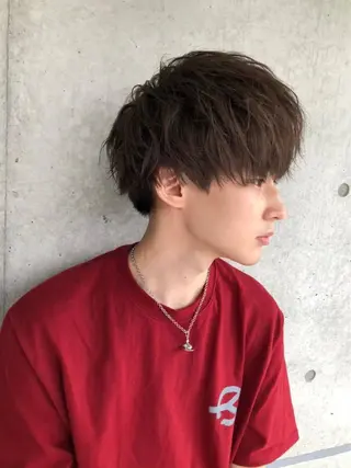 ショート カラー パーマ メンズ 【メンズ特化】 笹目純のヘアスタイル