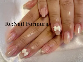 ミディアム Re:Nail Formula所属・kido chieのネイルデザイン
