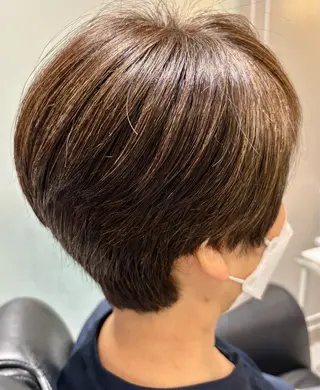 ショート 石村 カットモデル 丁寧なカットブロー✨のヘアスタイル