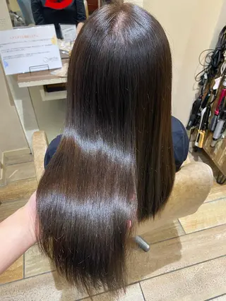 ミディアム カラー うる艶カラー🤍 SAKI🧸錦糸町のヘアスタイル