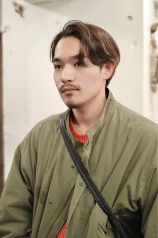 ショート カラー メンズ 木村陸弥 似合わせ 透明感カラー🌿のヘアスタイル