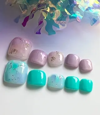 ネイル キャンアイドレッシー六本木店所属・MIKA／耳ツボ ／マグネットネイルのネイルデザイン