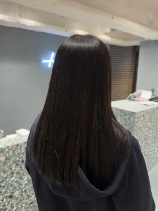 ロング カラー せな立川レディース メンズカットモデルのヘアスタイル