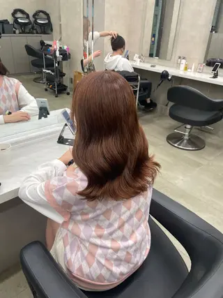ロング カラー ヘアアレンジ 💗横浜美容室 💗HARUNAのヘアスタイル