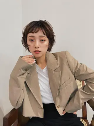 ショート 加藤 悠真のヘアスタイル