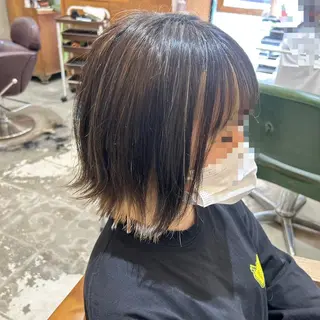 ショート カラー 若狭 彩花のヘアスタイル