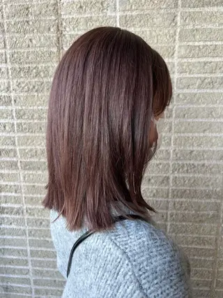 ミディアム カラー ヘアアレンジ 加藤 綾華のヘアスタイル