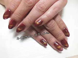 ミディアム ネイル ネイルサロン Cureのネイルデザイン