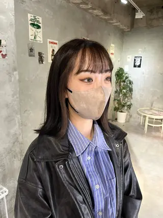 ミディアム カラー yuuna ✮ レイヤーカットのヘアスタイル