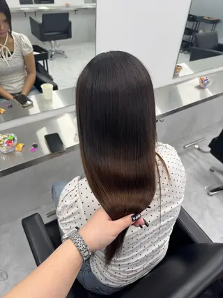 ロング うる艶🫧ハイトーン 💜🦋🫧ミズキのヘアスタイル
