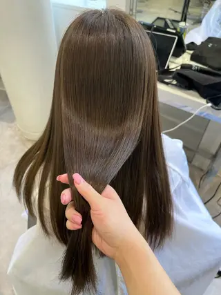 ロング カラー MEI🎀つやカラー 🎀レイヤー🎀渋谷のヘアスタイル
