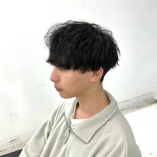 ショート パーマ メンズ 【メンズパーマ特化】 🍏網中勇喜のヘアスタイル