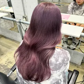 セミロング カラー ヘアアレンジ 💗💗韓国レイヤー yu-ki💗💗のヘアスタイル