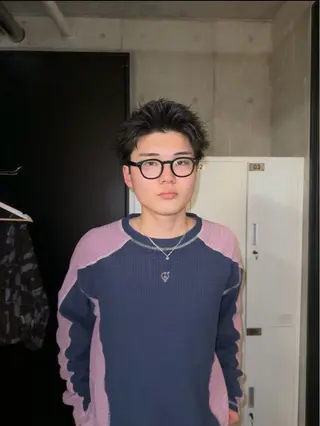 カラー メンズ sora/ハイトーン /透明感カラー🫧のヘアスタイル