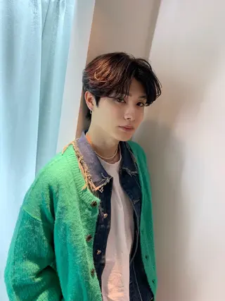 ショート カラー パーマ メンズ [渋谷美容師] 玲弥のヘアスタイル