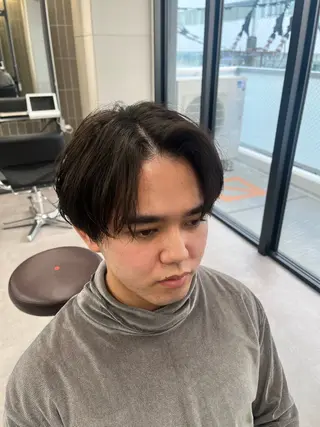 ショート パーマ ガウディ 博多店所属・ヒガシタスク /メンズ特化のヘアスタイル