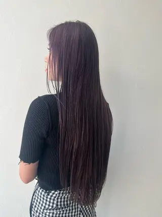 ロング カラー 森 理音のヘアスタイル