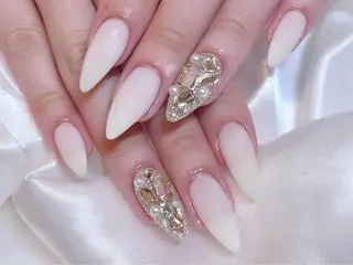 ネイル ネイルサロンAiri 長さ出し·シンプルのネイルデザイン